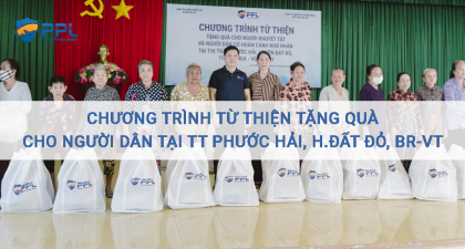 Ấm áp chương trình thiện nguyện của PPL tại thị trấn Phước Hải